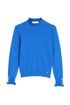LA PETITE ÉTOILE Mailles|Pull Solferinos Bleu