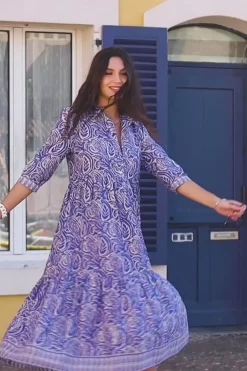 LA PETITE ÉTOILE Robes & Combinaisons|Robe Annemarie Bleu