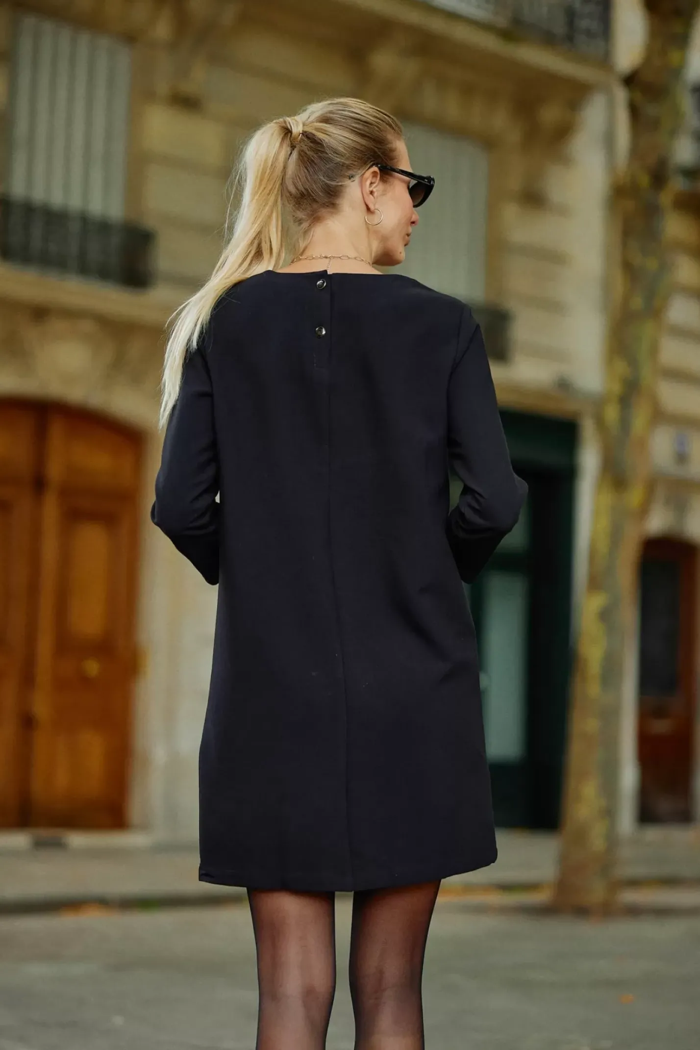 LA PETITE ÉTOILE Robes & Combinaisons|Robe Auxina Noir