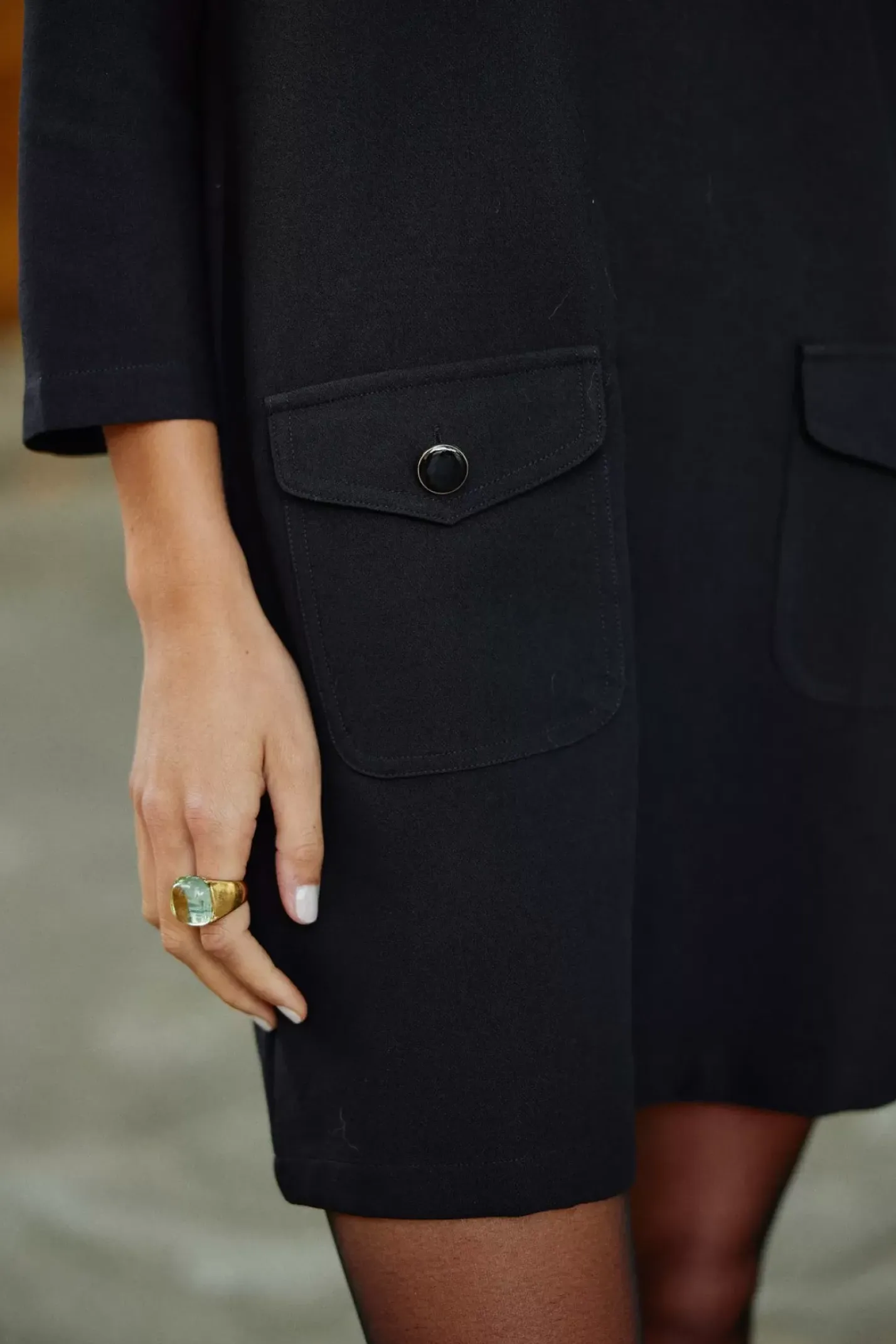 LA PETITE ÉTOILE Robes & Combinaisons|Robe Auxina Noir