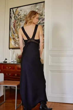 LA PETITE ÉTOILE Robes & Combinaisons|Robe Delaney Noir