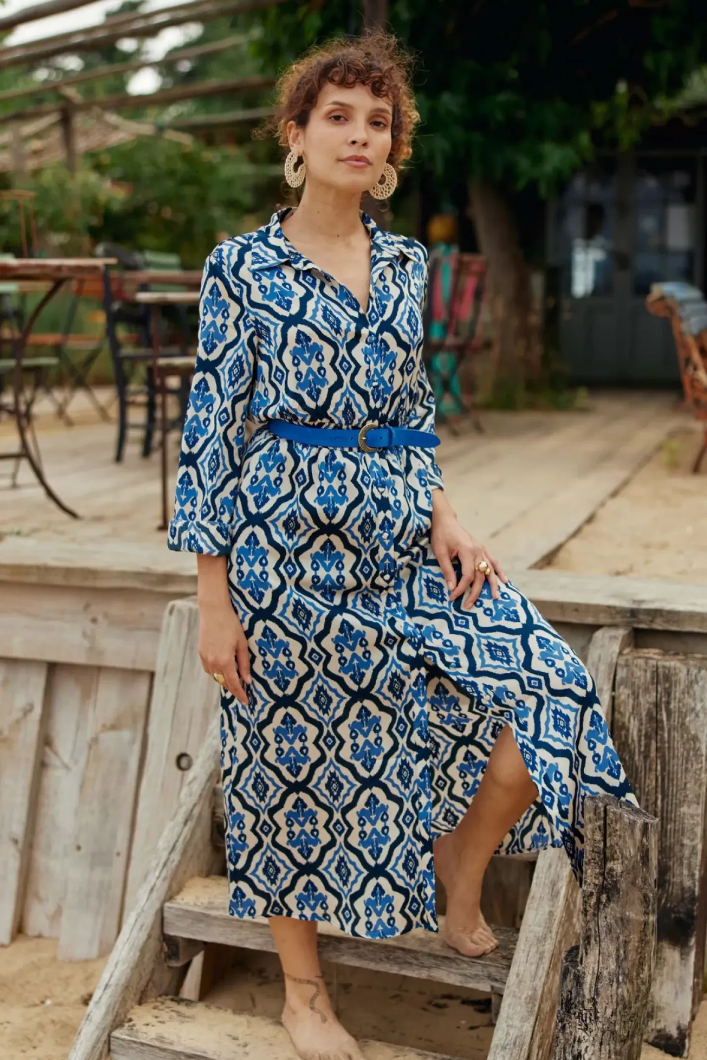 LA PETITE ÉTOILE Robes & Combinaisons|Robe Enso Bleu