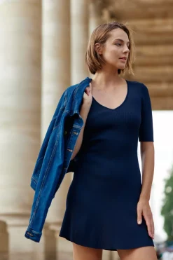 LA PETITE ÉTOILE Robes & Combinaisons|Robe Evaelle Marine