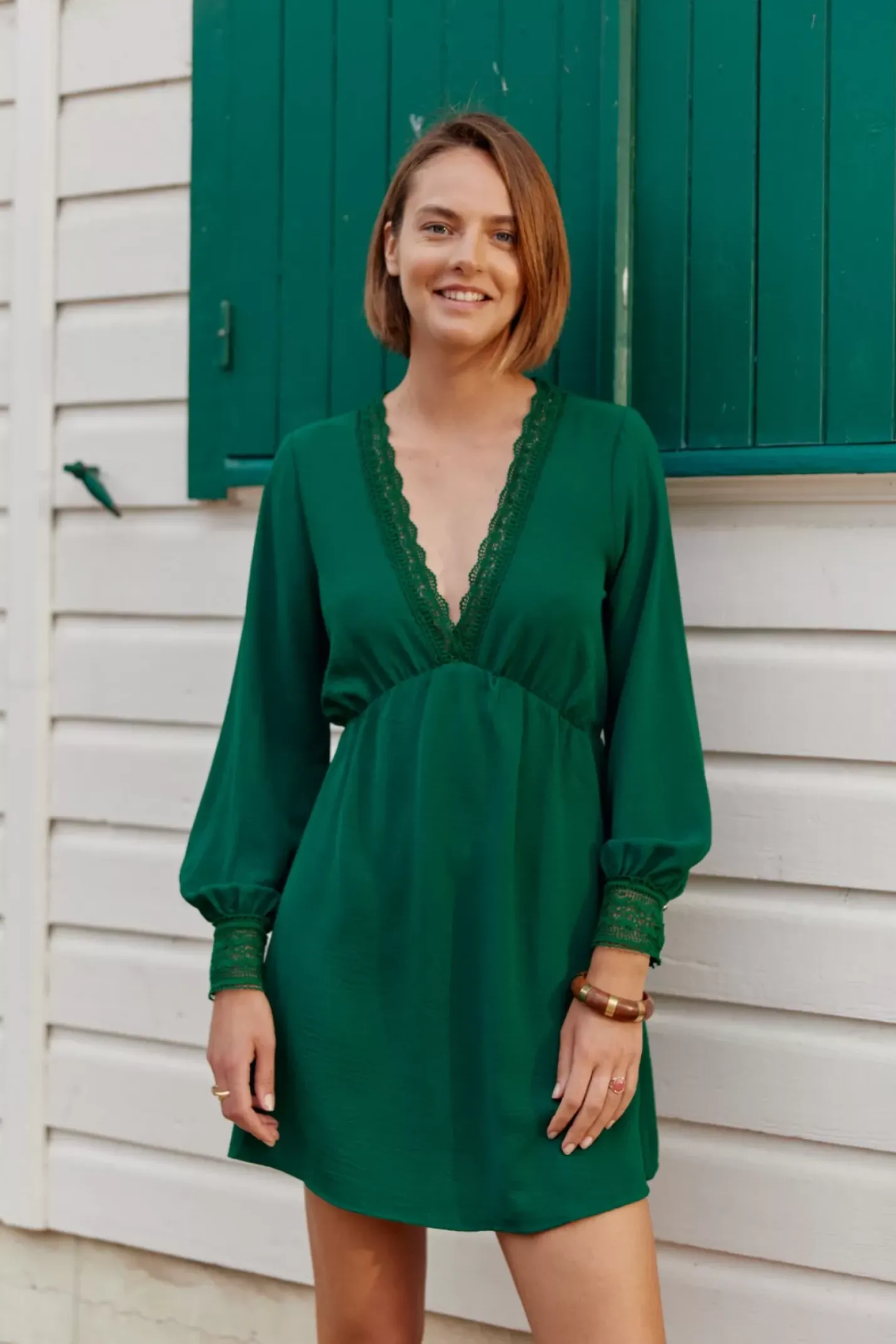 LA PETITE ÉTOILE Robes & Combinaisons|Robe Evangeline Vert