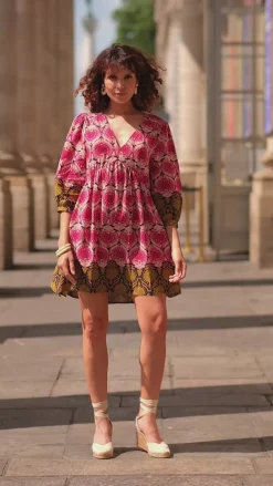 LA PETITE ÉTOILE Robes & Combinaisons|Robe Fraya Aztek