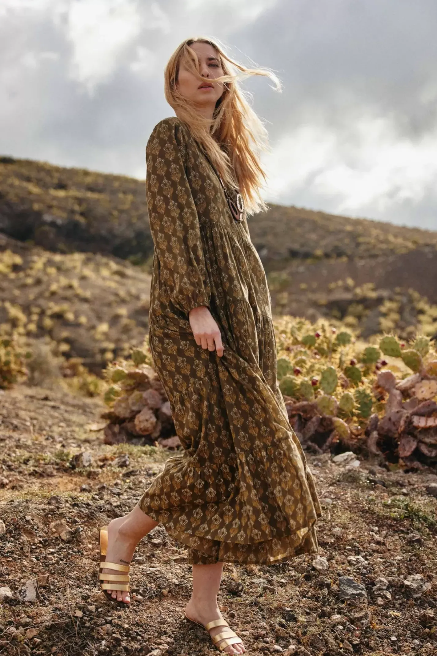 LA PETITE ÉTOILE Robes & Combinaisons|Robe Kami Kaki