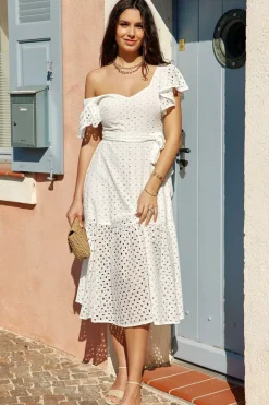 LA PETITE ÉTOILE Robes & Combinaisons|Robe Marinia Blanc