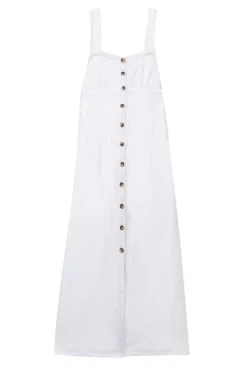 LA PETITE ÉTOILE Robes & Combinaisons|Robe Midi Skylar Blanc