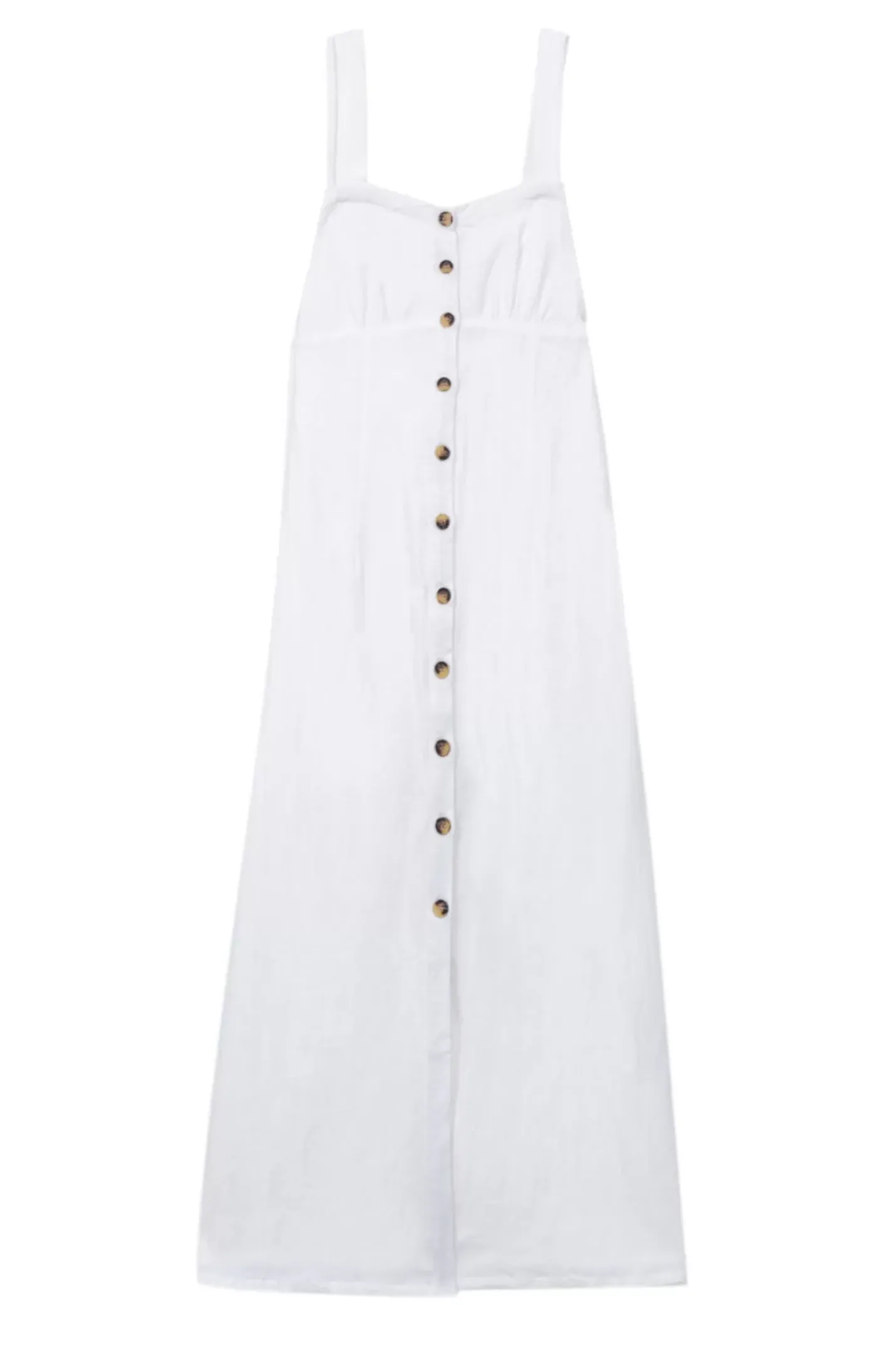 LA PETITE ÉTOILE Robes & Combinaisons|Robe Midi Skylar Blanc