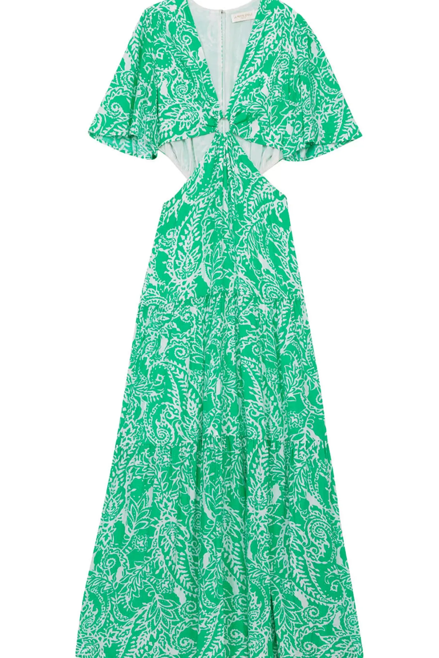 LA PETITE ÉTOILE Robes & Combinaisons|Robe Nemaa Vert/Ecru