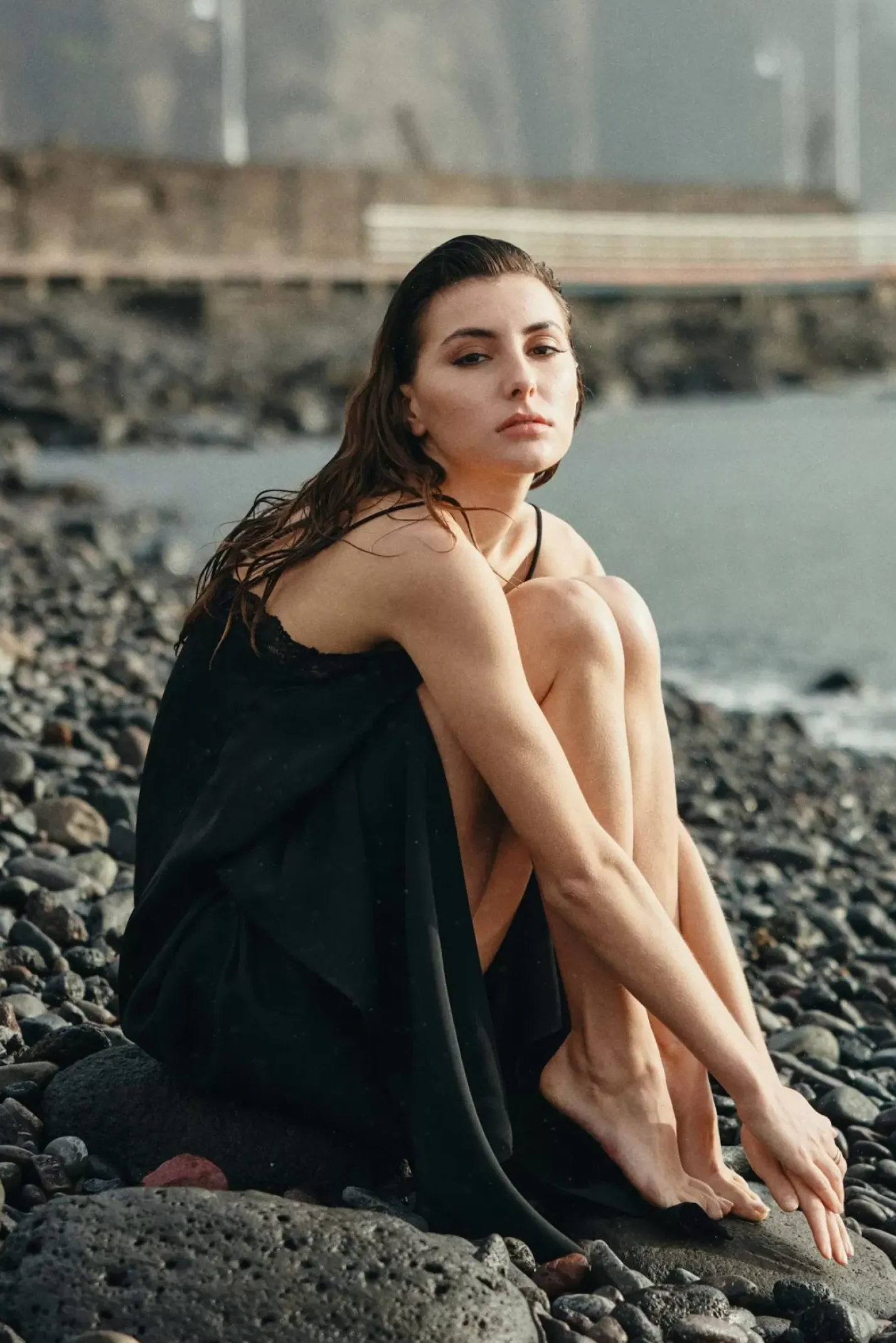LA PETITE ÉTOILE Robes & Combinaisons|Robe Ramah Noir