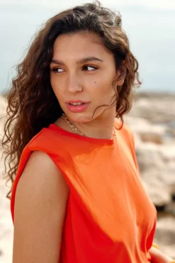LA PETITE ÉTOILE Robes & Combinaisons|Robe Serenite Orange