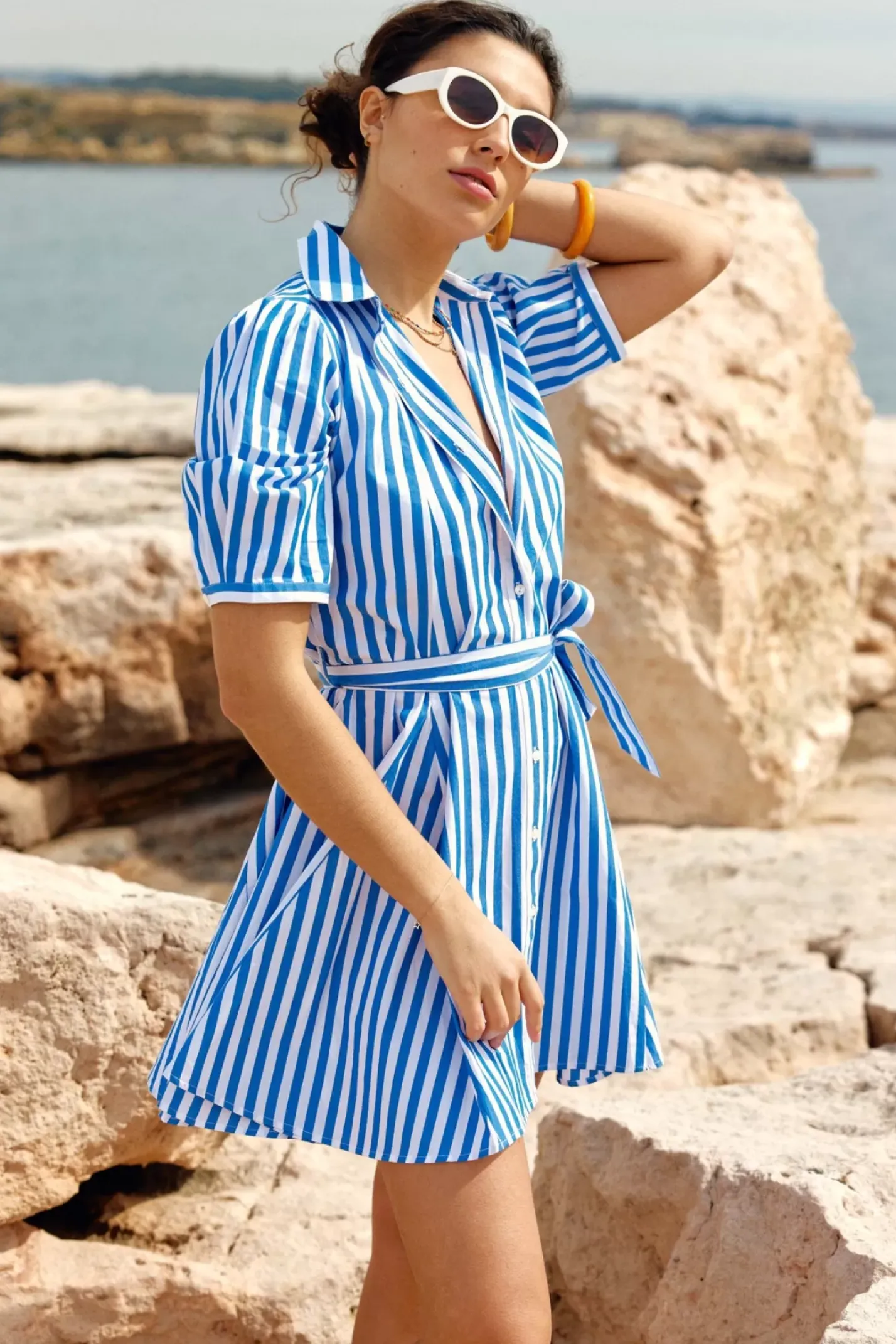 LA PETITE ÉTOILE Robes & Combinaisons|Robe Sharhon Bleu