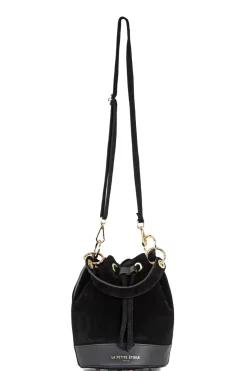 LA PETITE ÉTOILE Accessoires|Sac Bourse Wood Noir