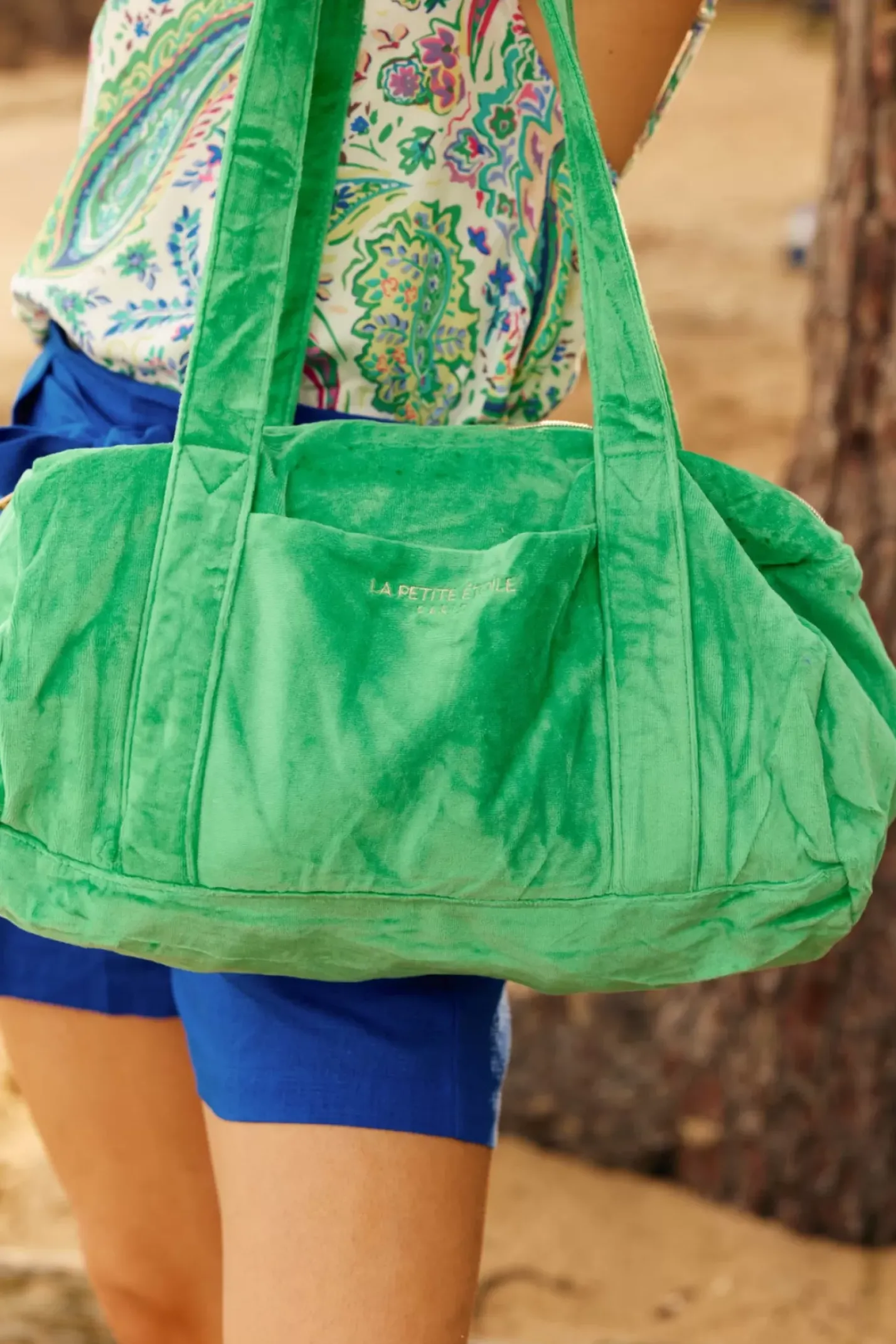 LA PETITE ÉTOILE Accessoires|Sac Bowling Onix Vert