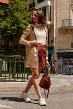 LA PETITE ÉTOILE Jupes & Shorts|Short Abeni Marron
