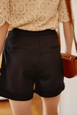 LA PETITE ÉTOILE Jupes & Shorts|Short Abeni Noir