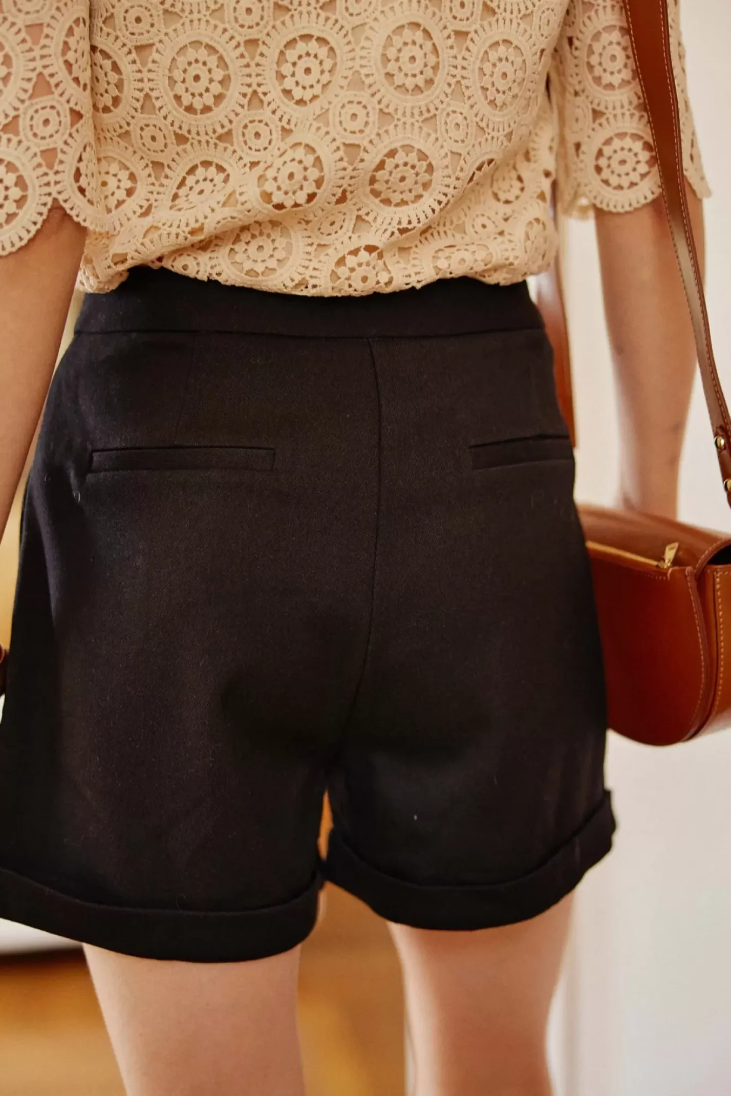 LA PETITE ÉTOILE Jupes & Shorts|Short Abeni Noir