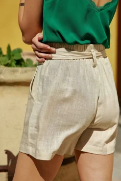 LA PETITE ÉTOILE Jupes & Shorts|Short Amelya Beige