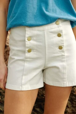 LA PETITE ÉTOILE Jupes & Shorts|Short Soukayna Blanc