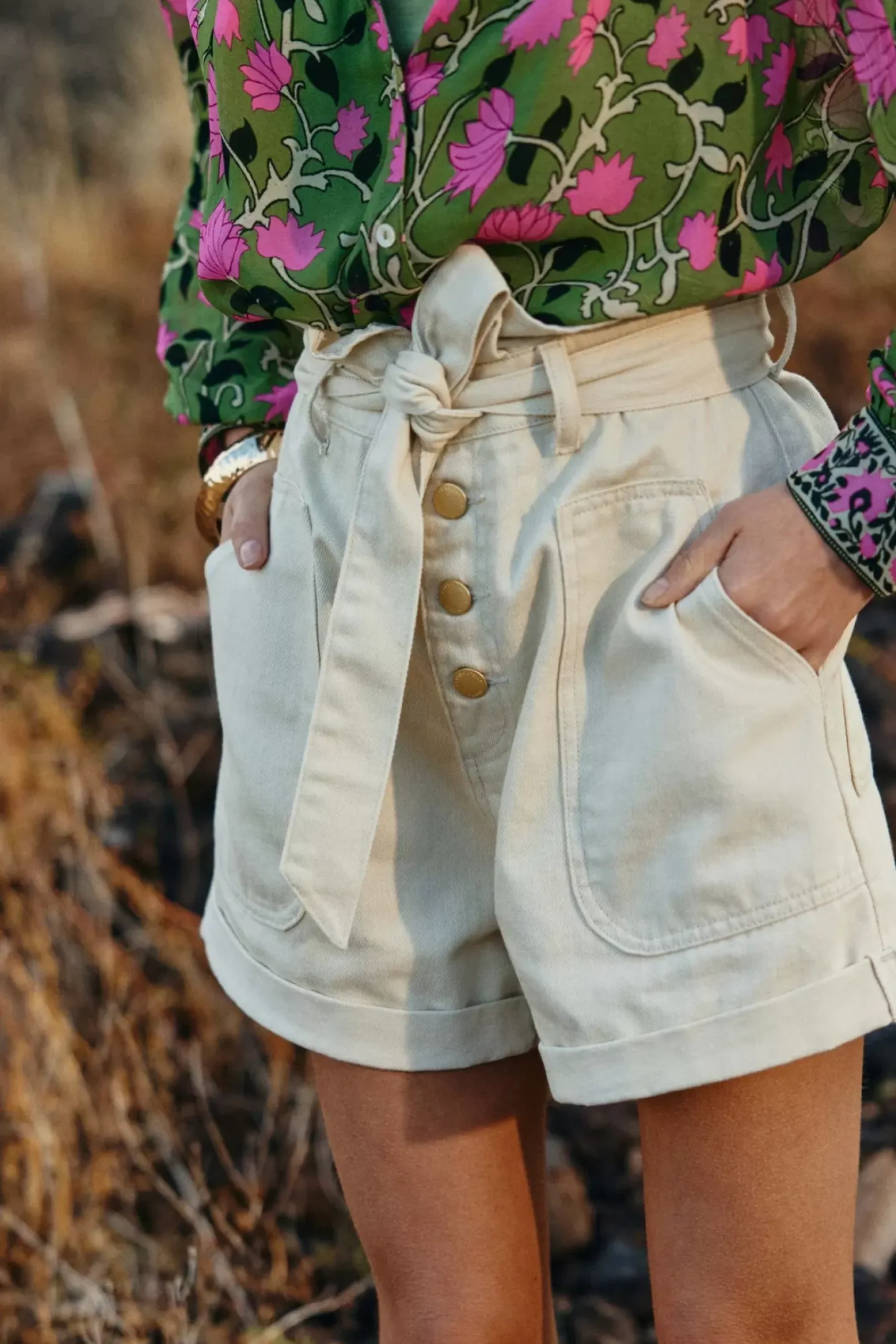 LA PETITE ÉTOILE Jupes & Shorts|Short Viggo Blanc