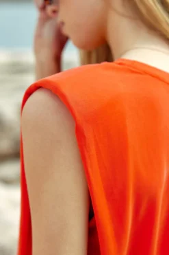 LA PETITE ÉTOILE Tops|T-Shirt Calix Orange