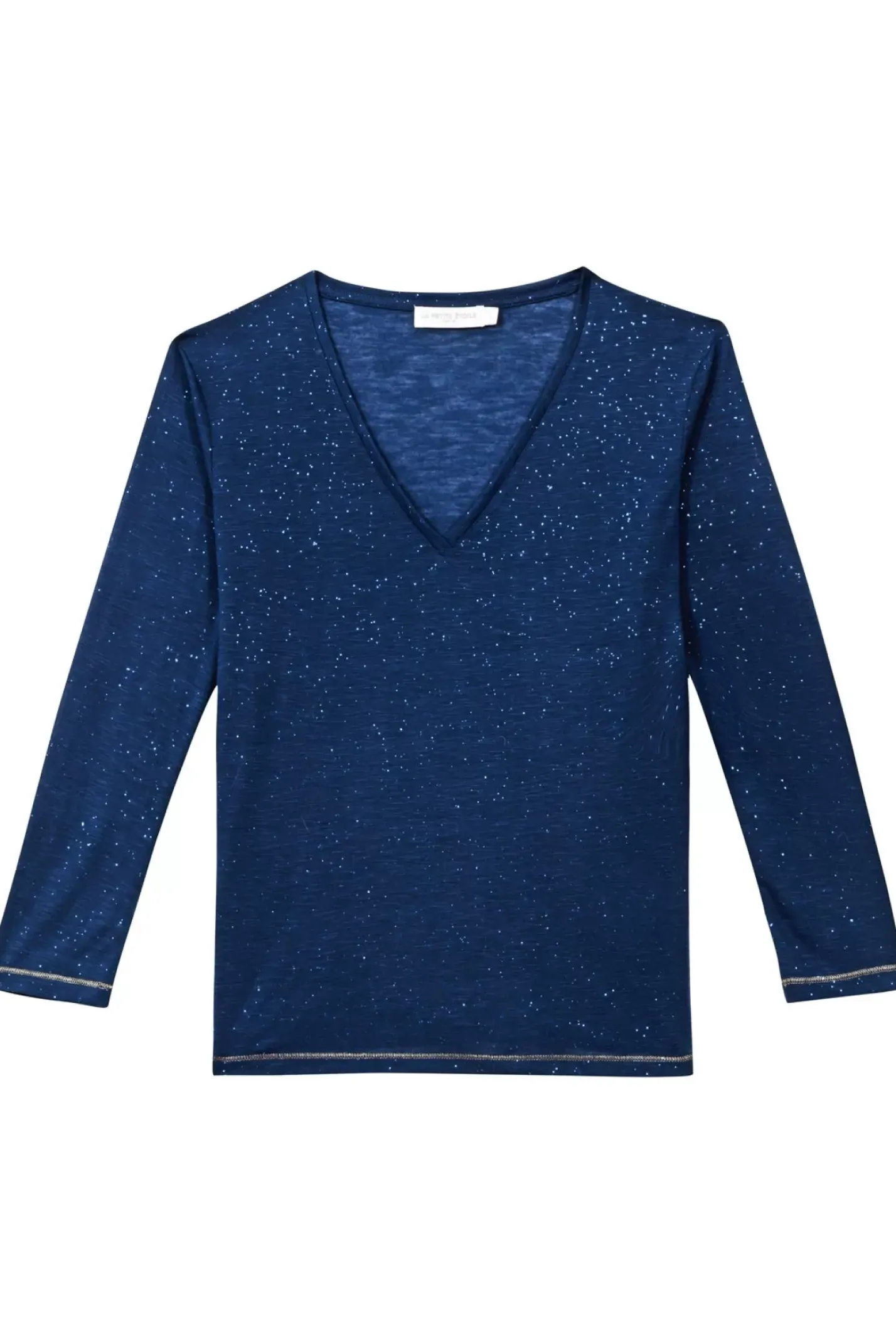 LA PETITE ÉTOILE Tops|T-Shirt Calliopy Marine