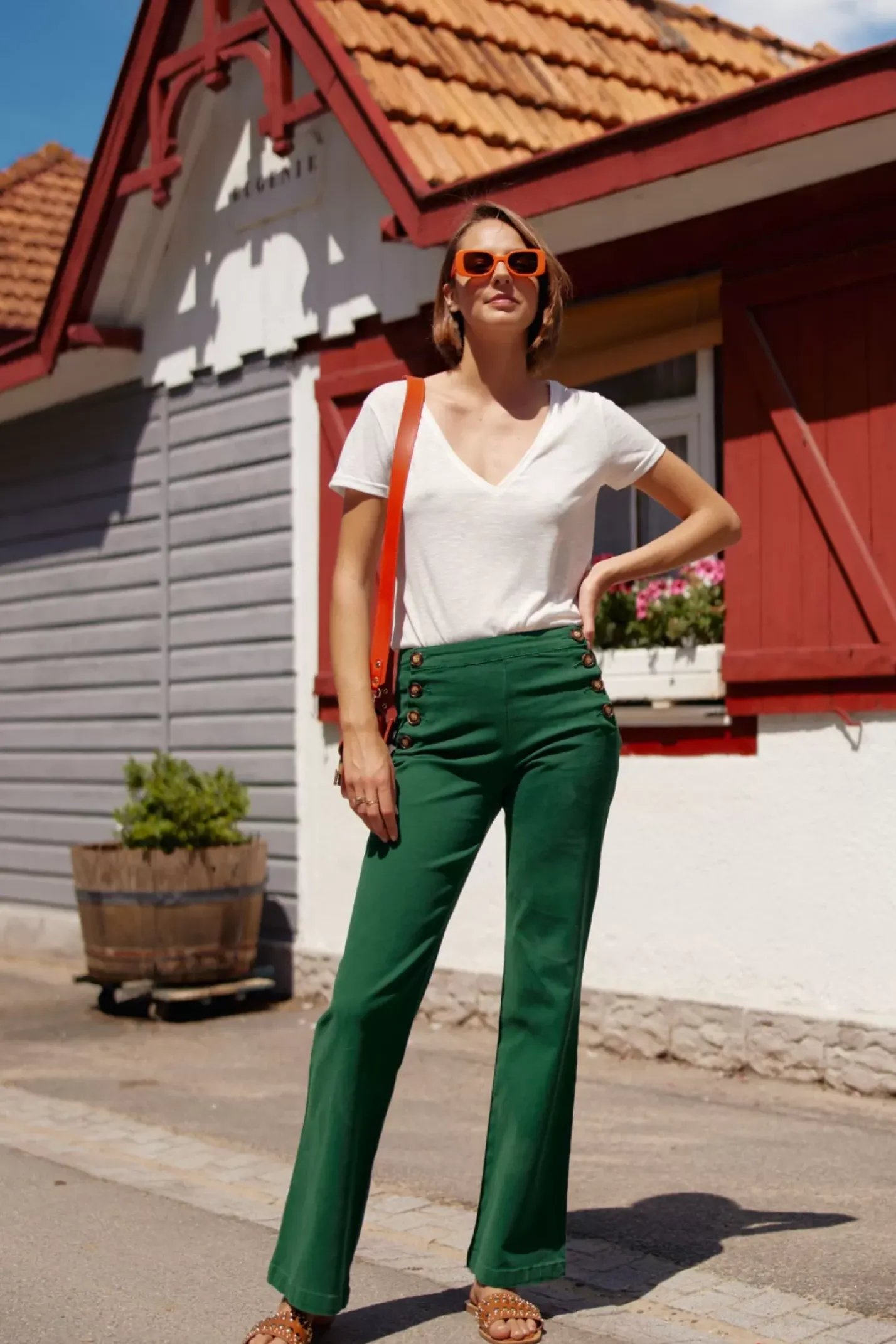 LA PETITE ÉTOILE Tops|T-Shirt Elvie Ecru