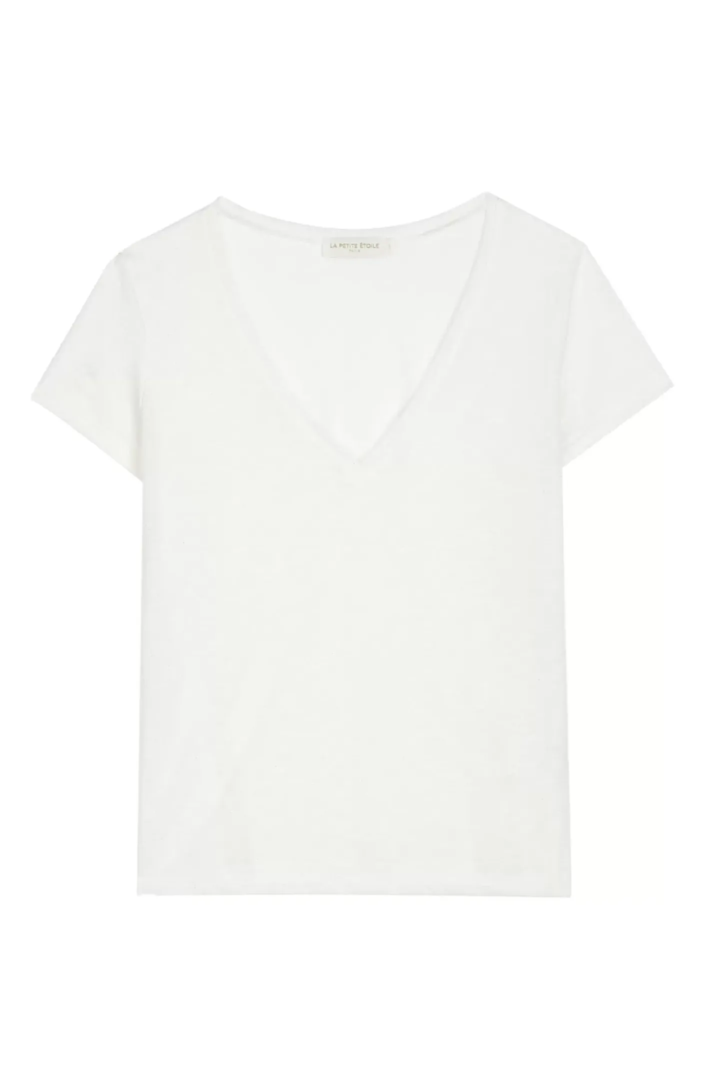 LA PETITE ÉTOILE Tops|T-Shirt Elvie Ecru