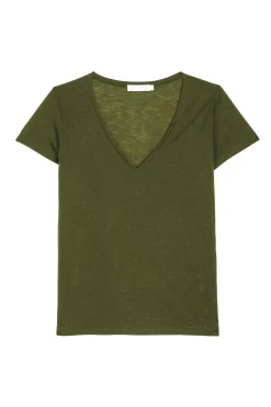 LA PETITE ÉTOILE Tops|T-Shirt Elvie Kaki