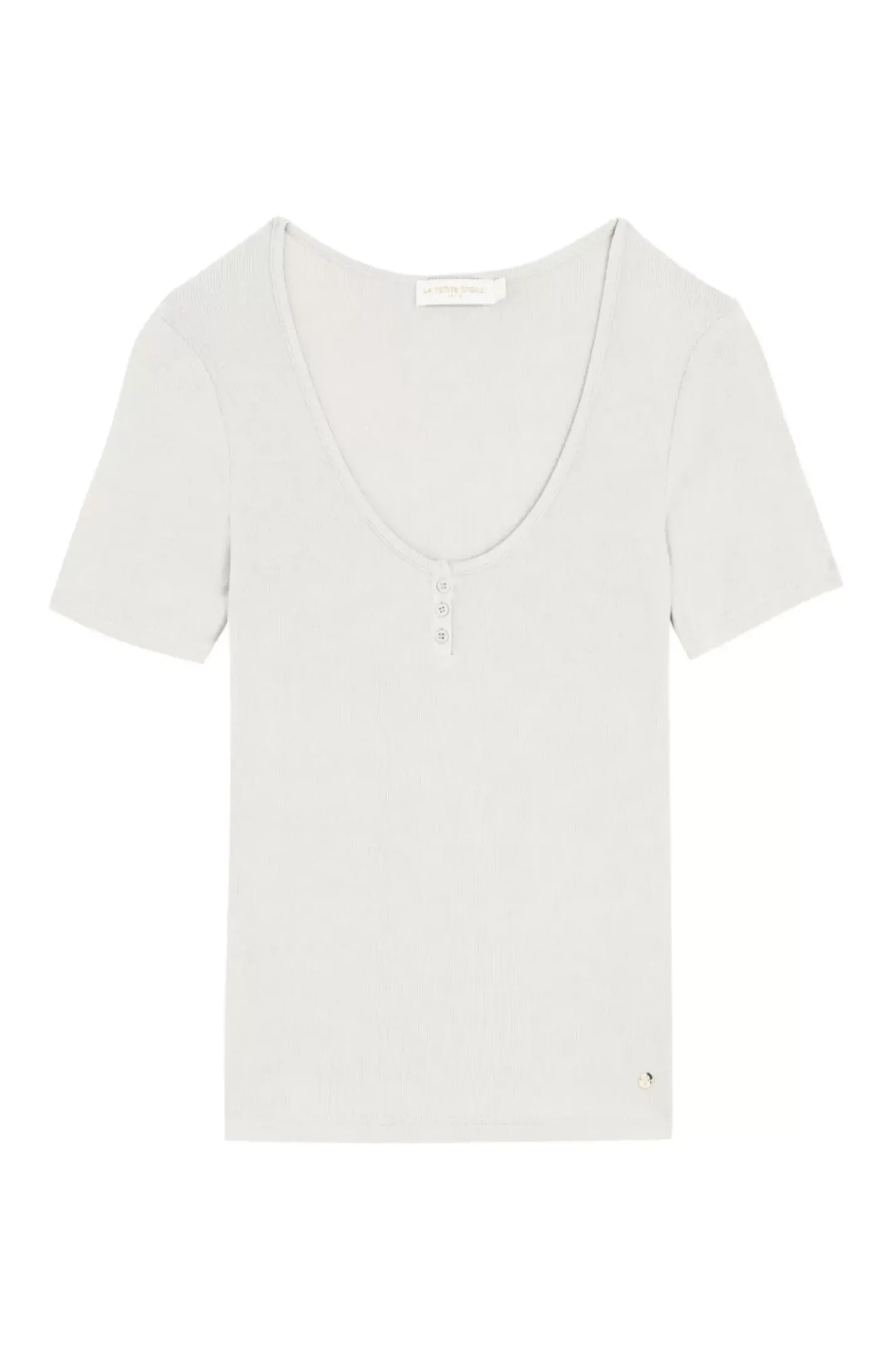 LA PETITE ÉTOILE Tops|T-Shirt Lamiaa Ecru