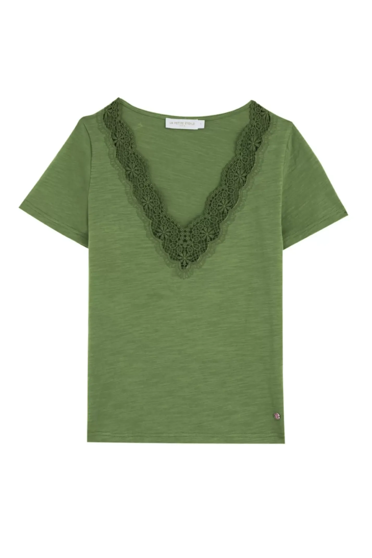 LA PETITE ÉTOILE Tops|T-Shirt Talsmo Kaki